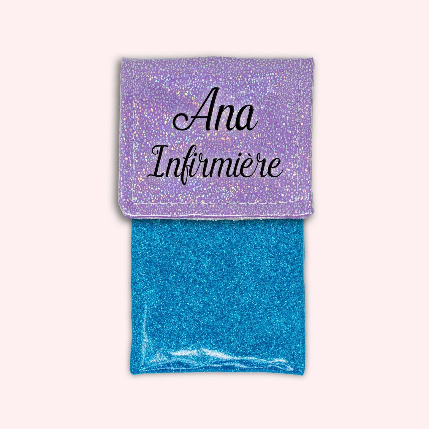 Pochette aimantée Misty violet disco