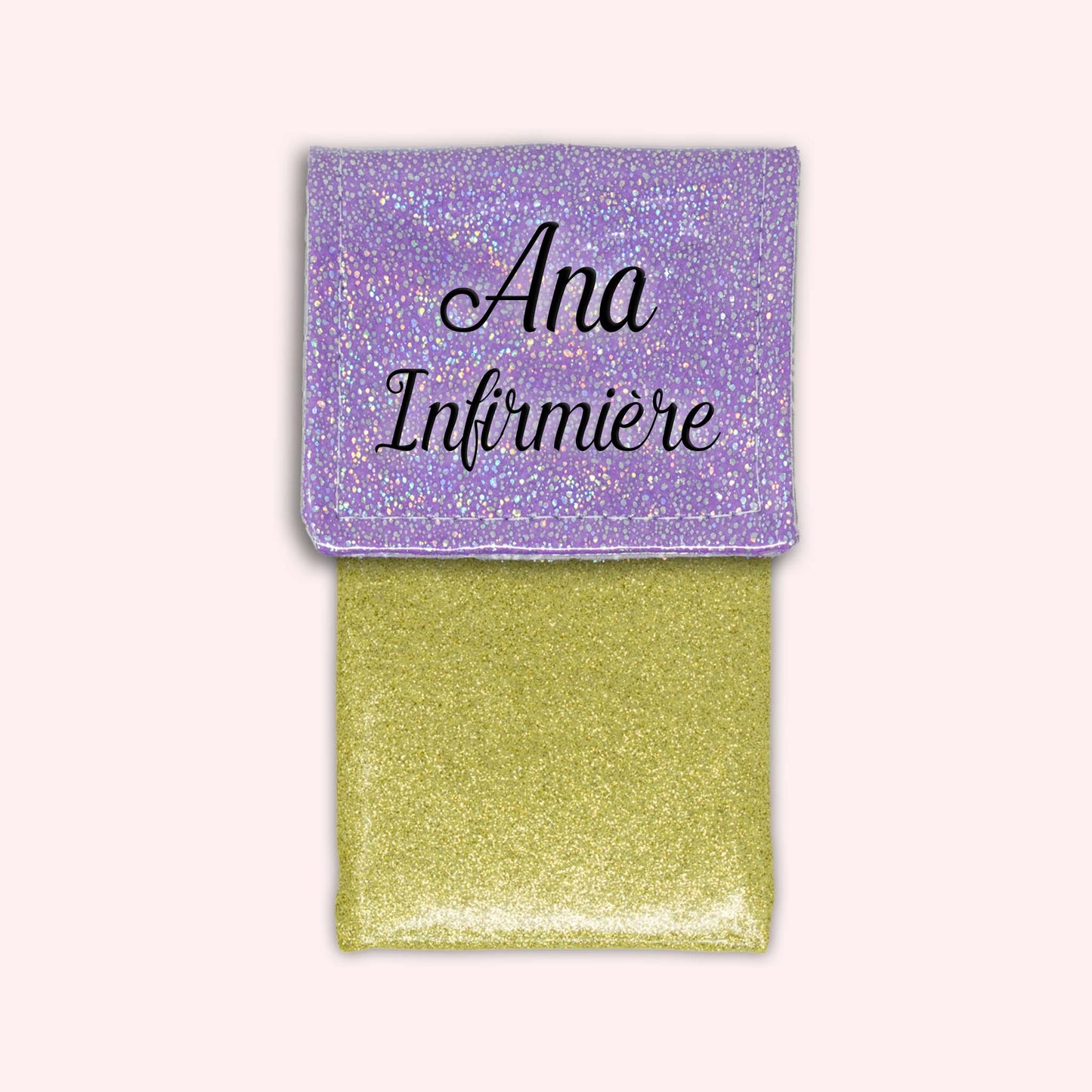 Pochette aimantée Misty violet disco
