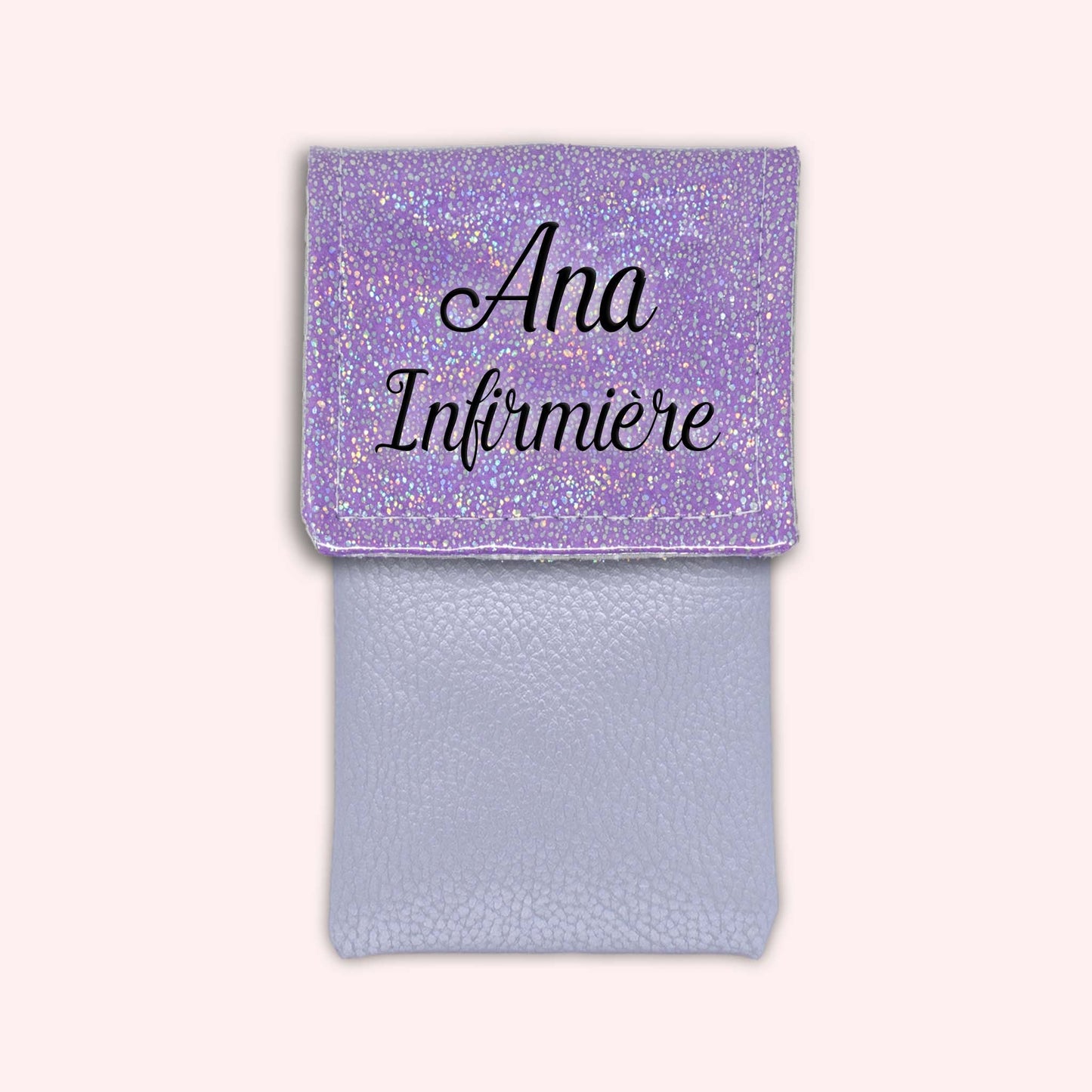 Pochette aimantée Misty violet disco