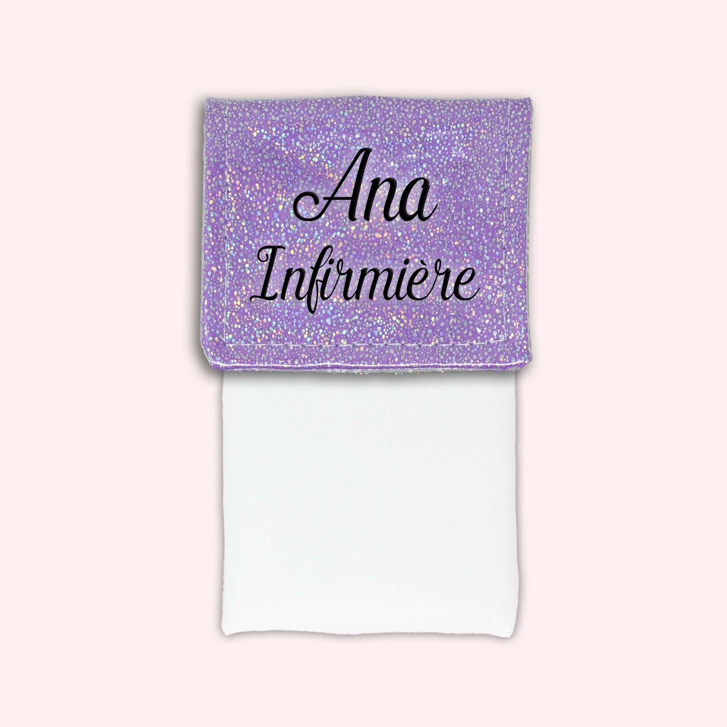 Pochette aimantée Misty violet disco