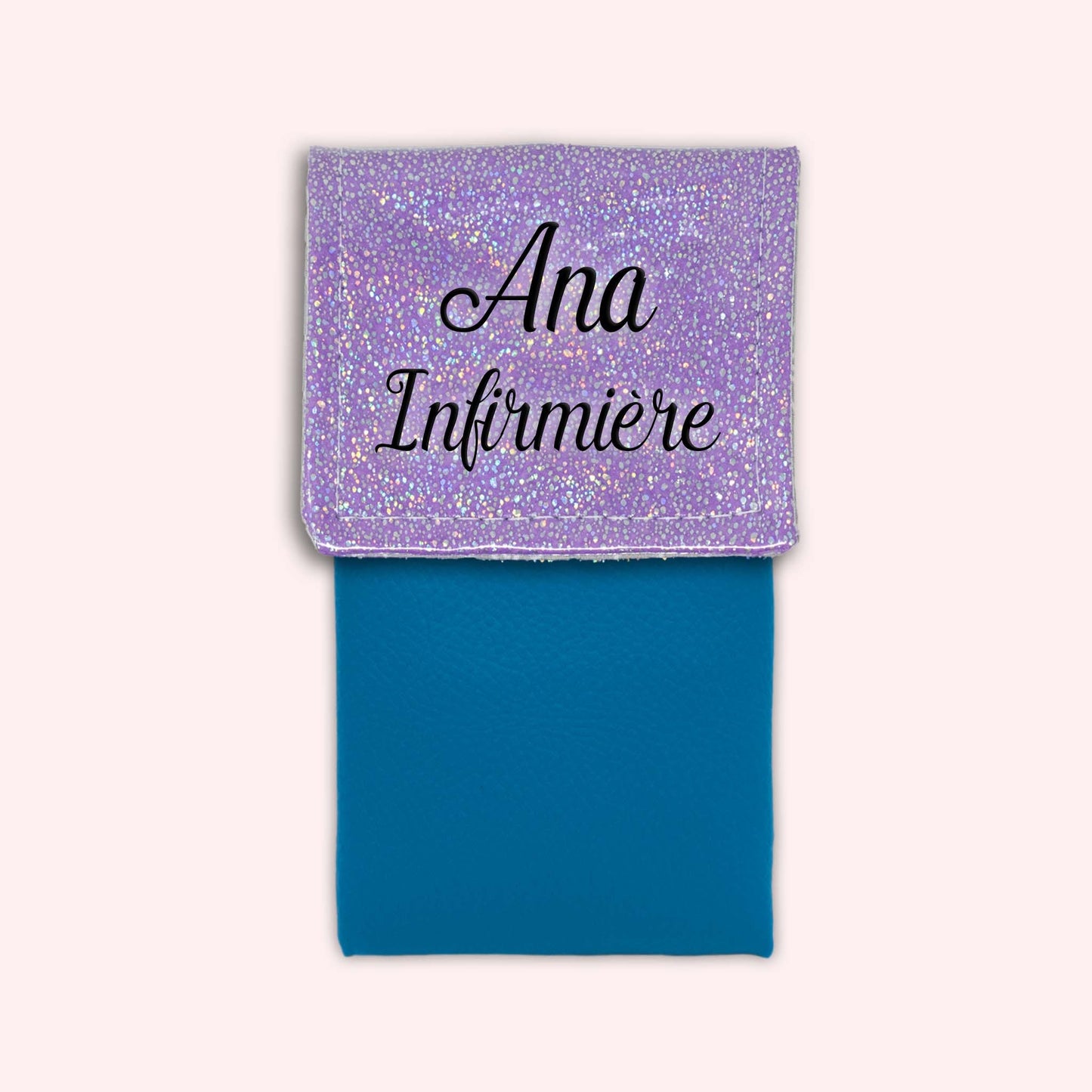 Pochette aimantée Misty violet disco