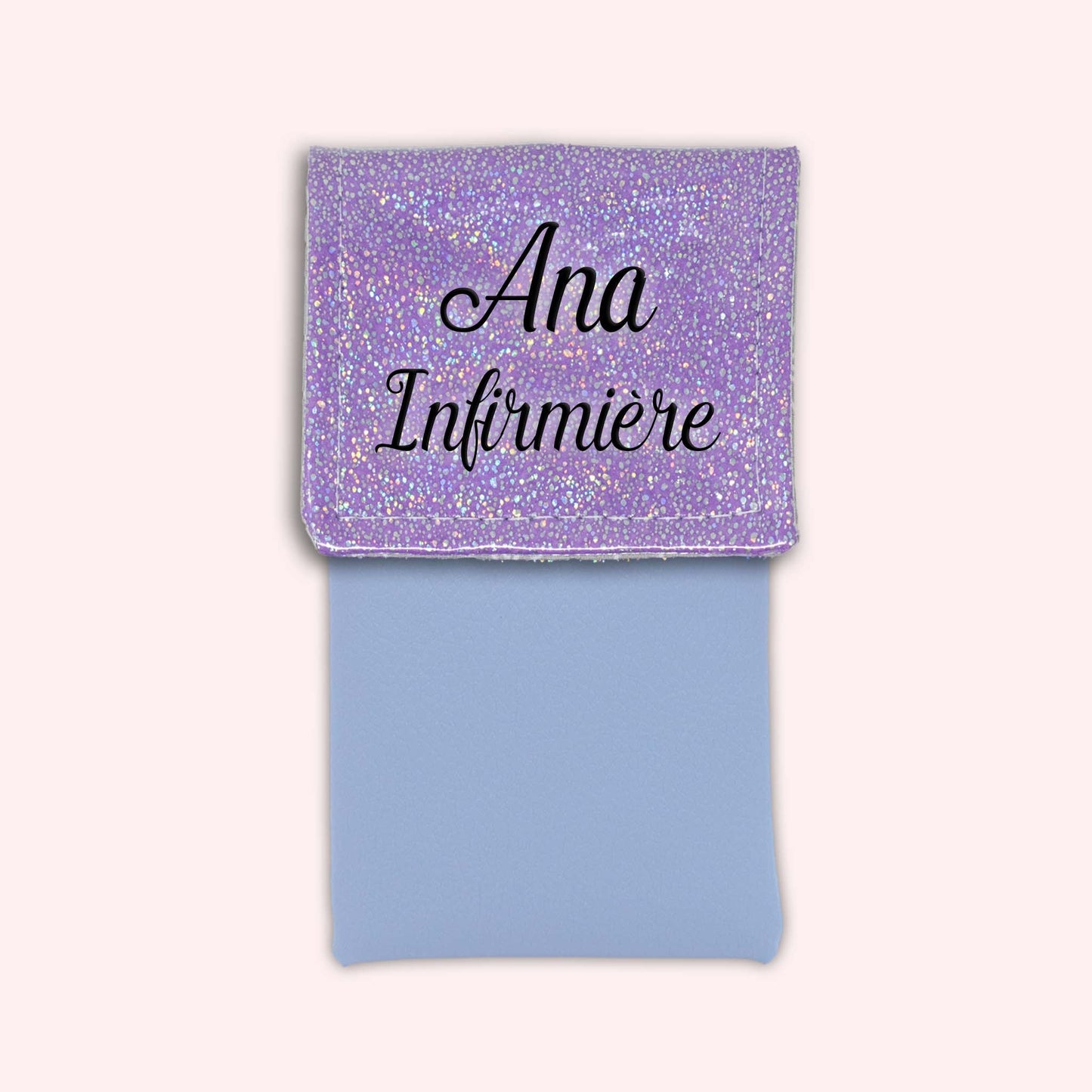 Pochette aimantée Misty violet disco