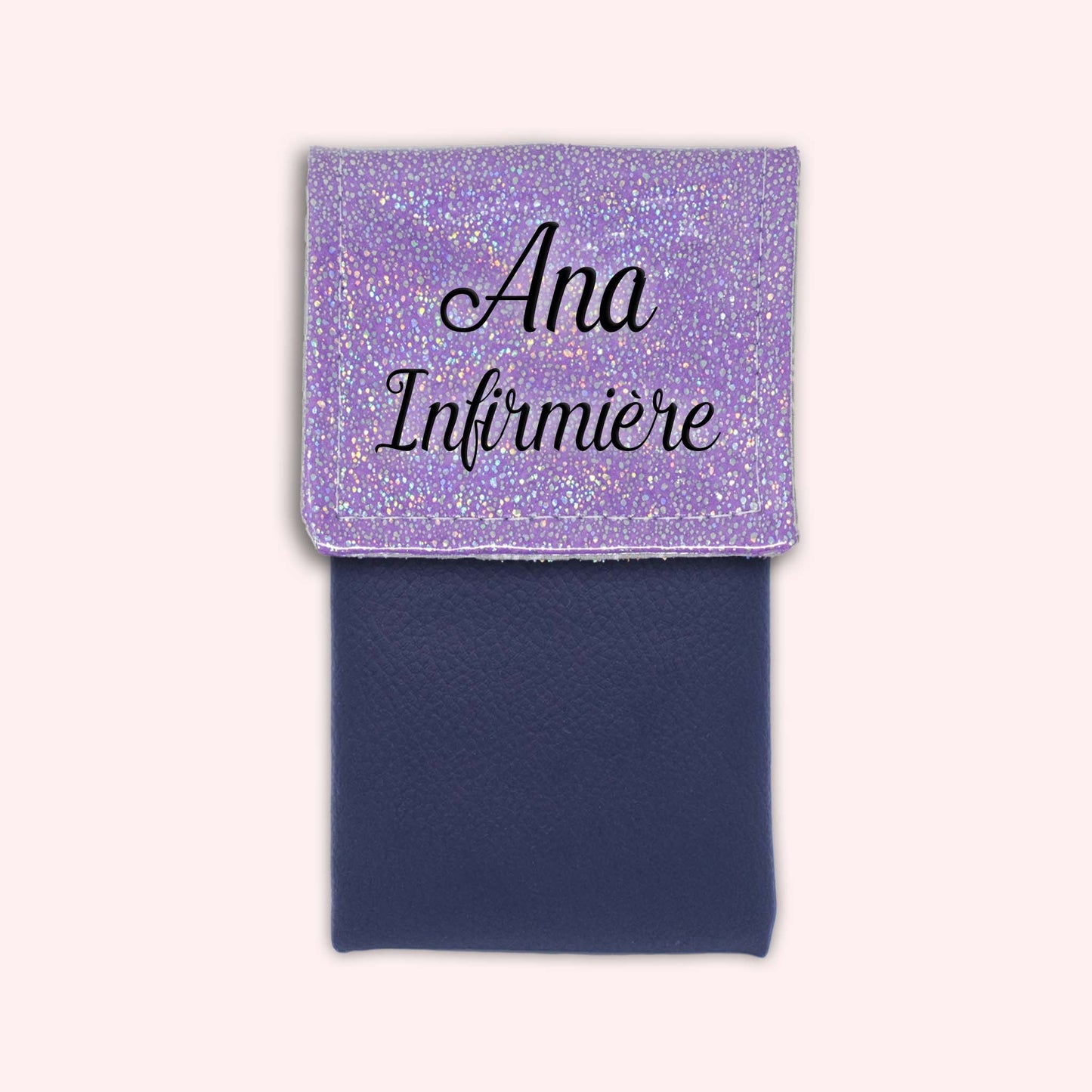 Pochette aimantée Misty violet disco