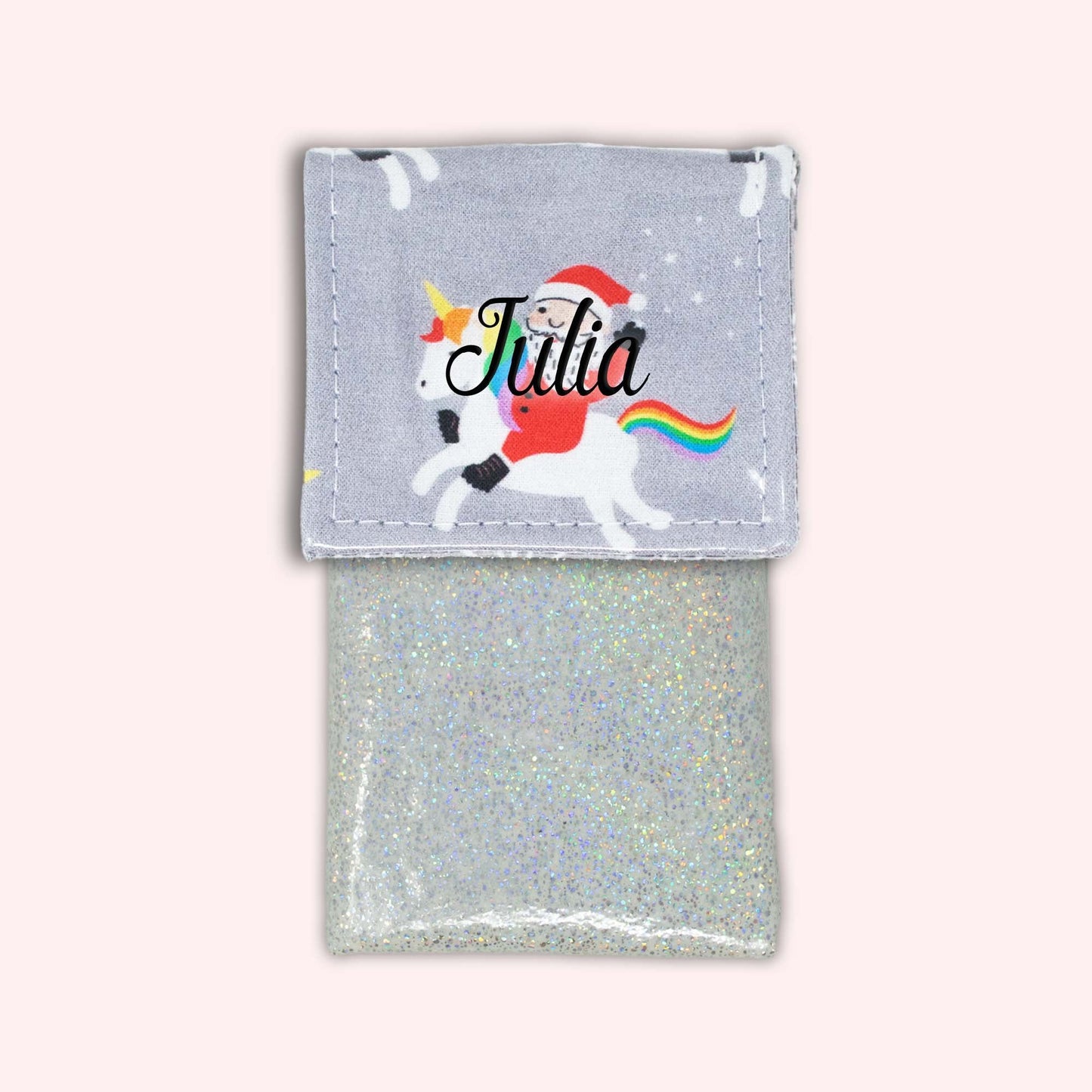 Unicorn Christmas Magnetic Pouch