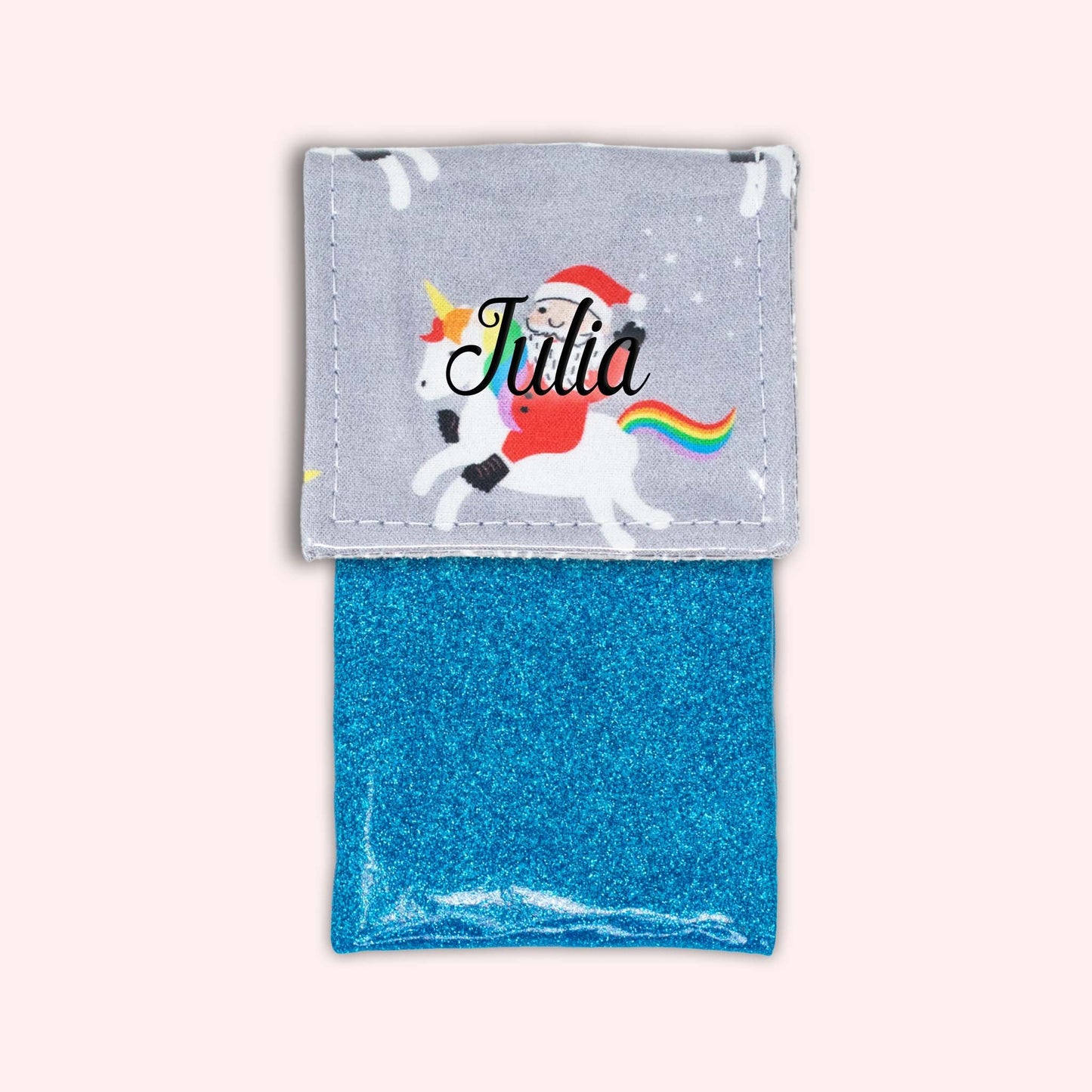 Unicorn Christmas Magnetic Pouch