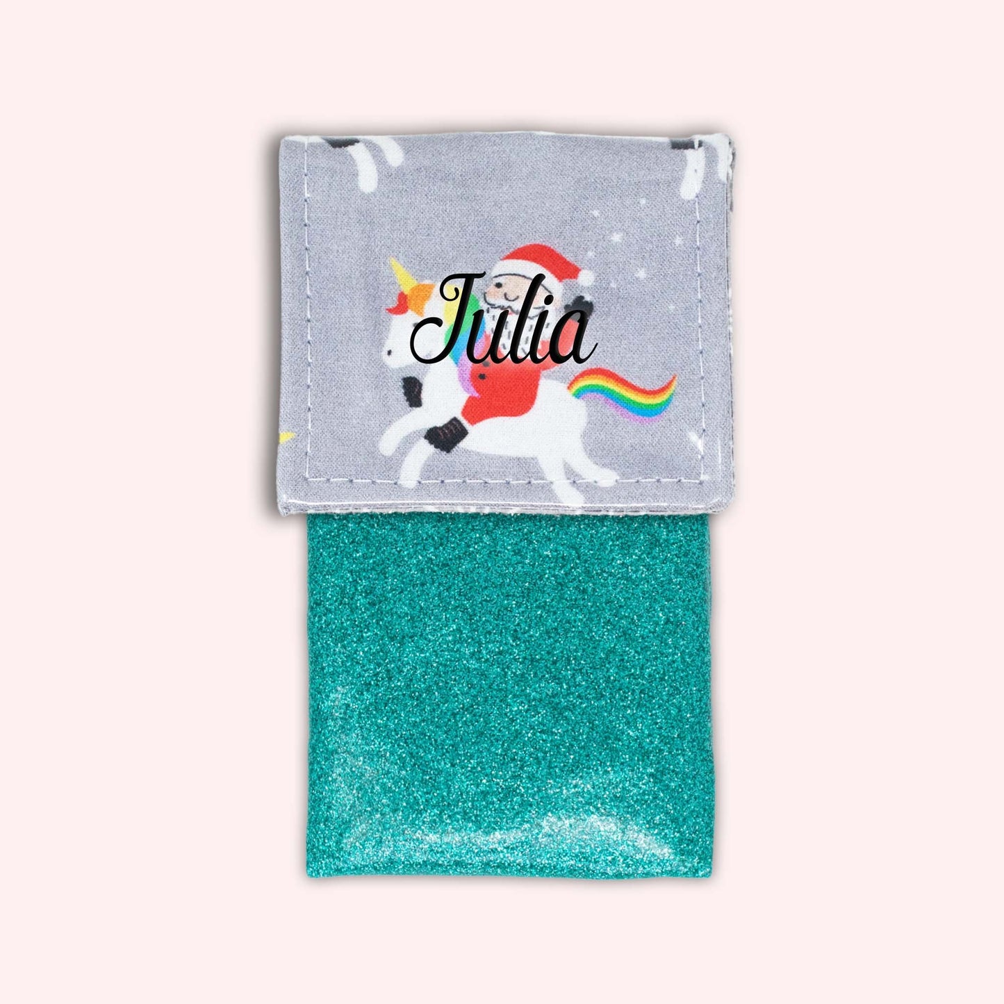 Unicorn Christmas Magnetic Pouch