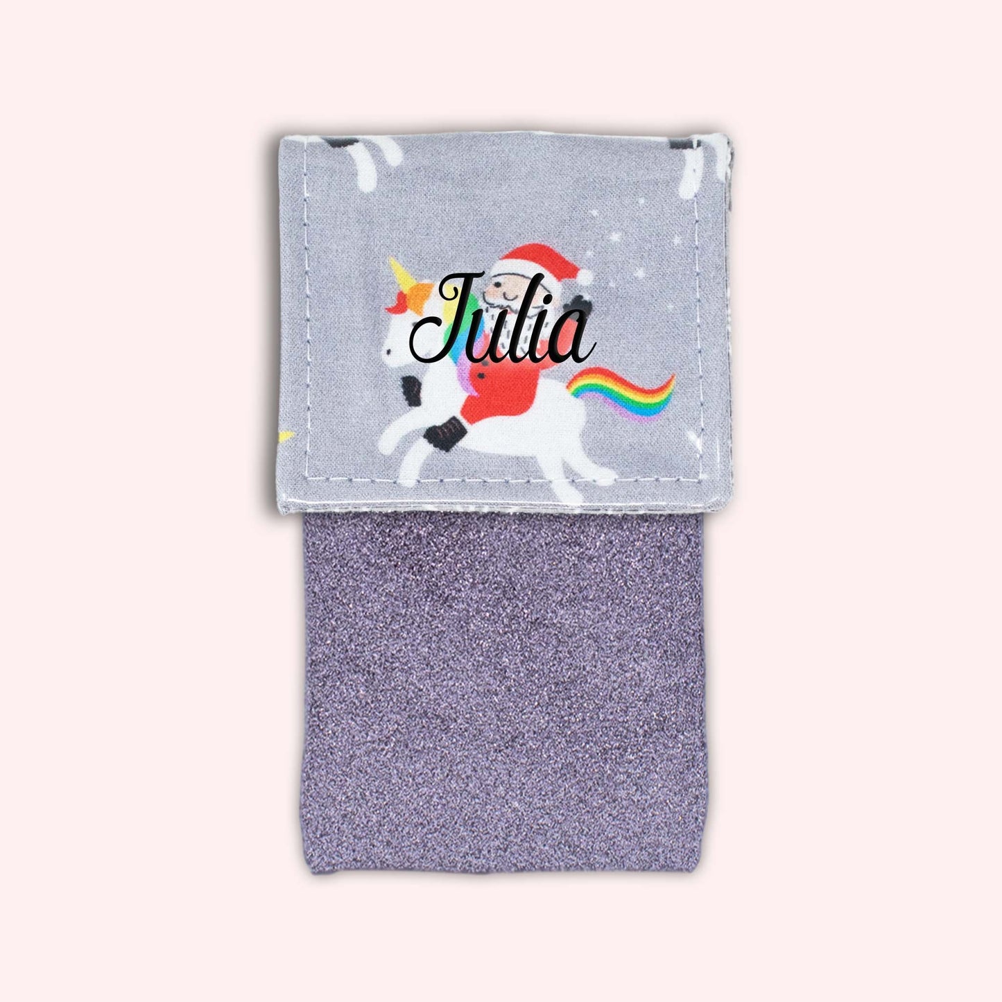 Unicorn Christmas Magnetic Pouch