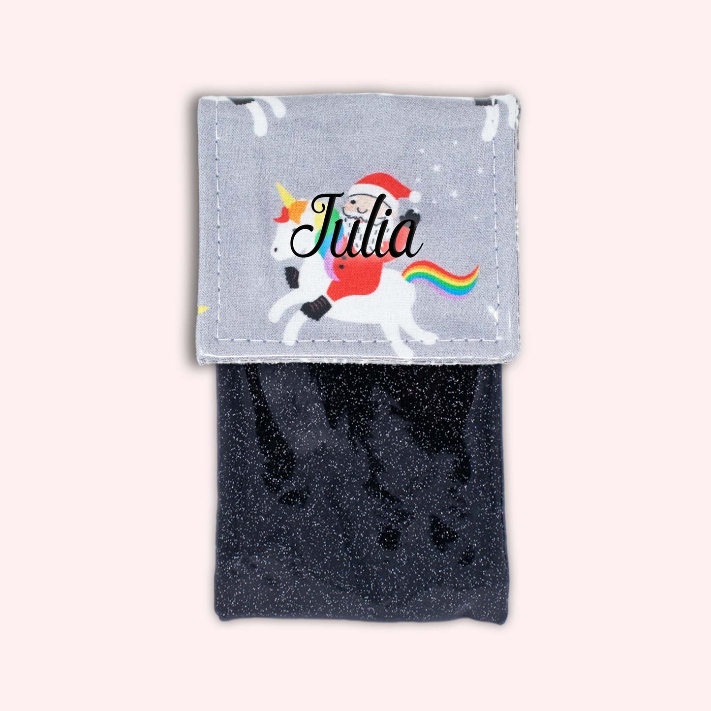 Unicorn Christmas Magnetic Pouch