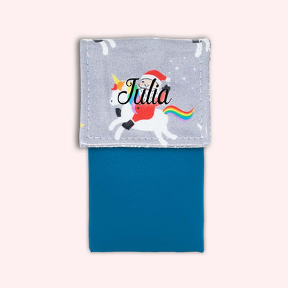 Unicorn Christmas Magnetic Pouch