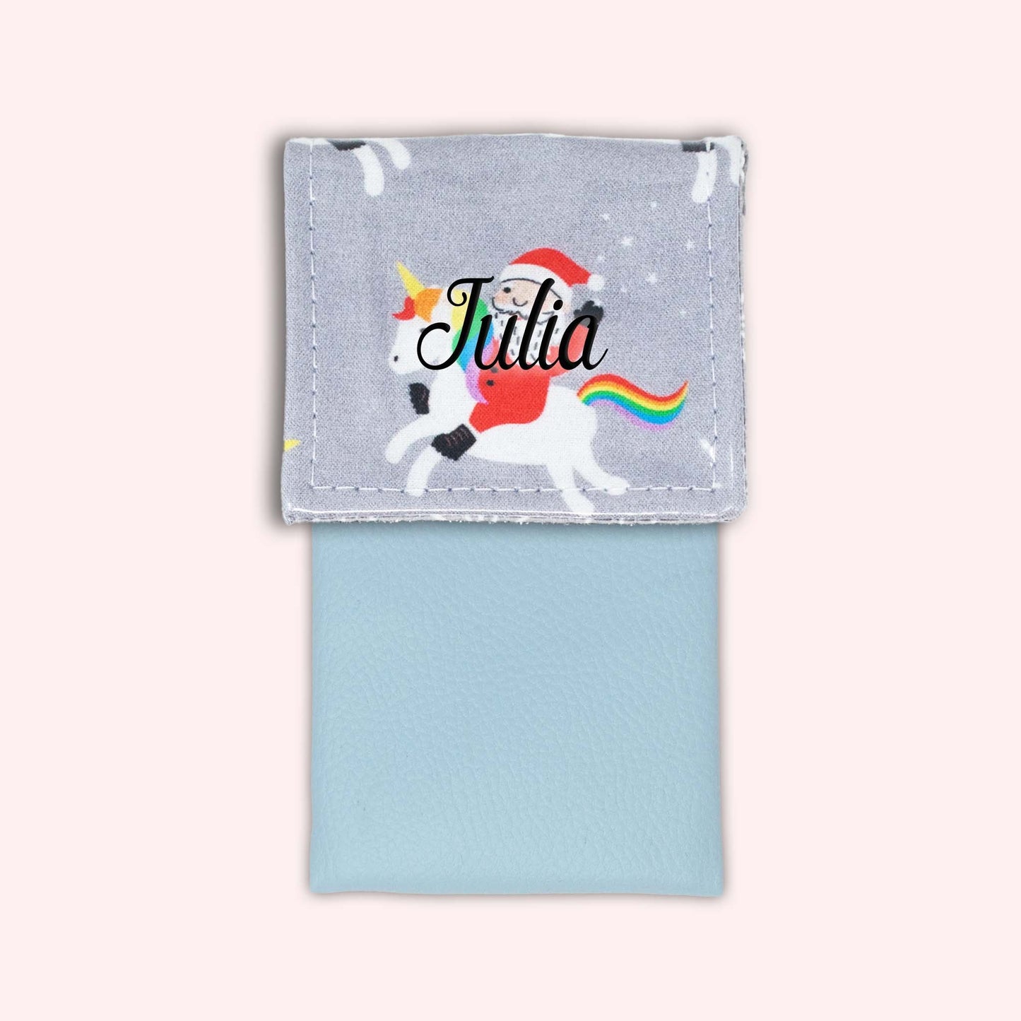 Unicorn Christmas Magnetic Pouch