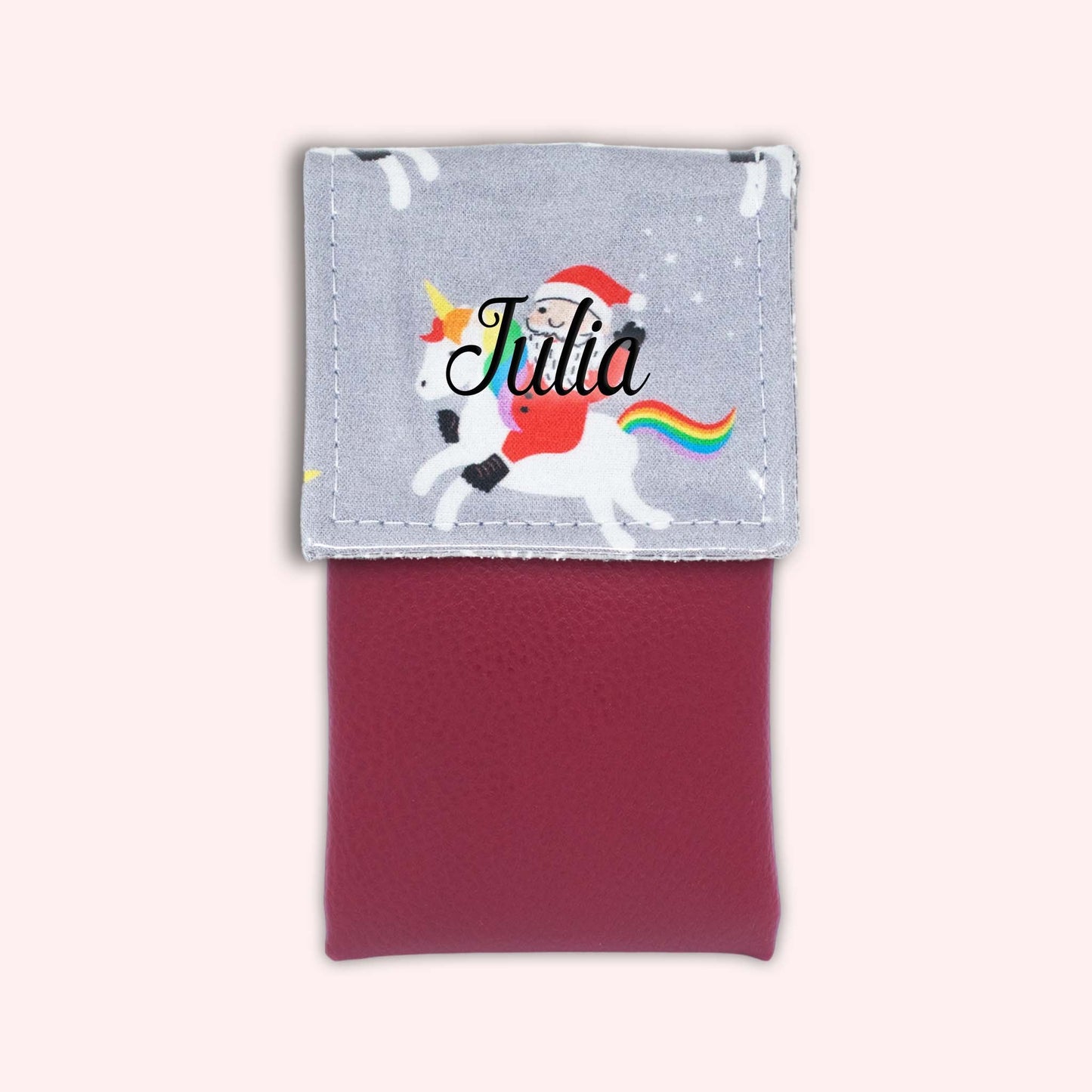 Unicorn Christmas Magnetic Pouch