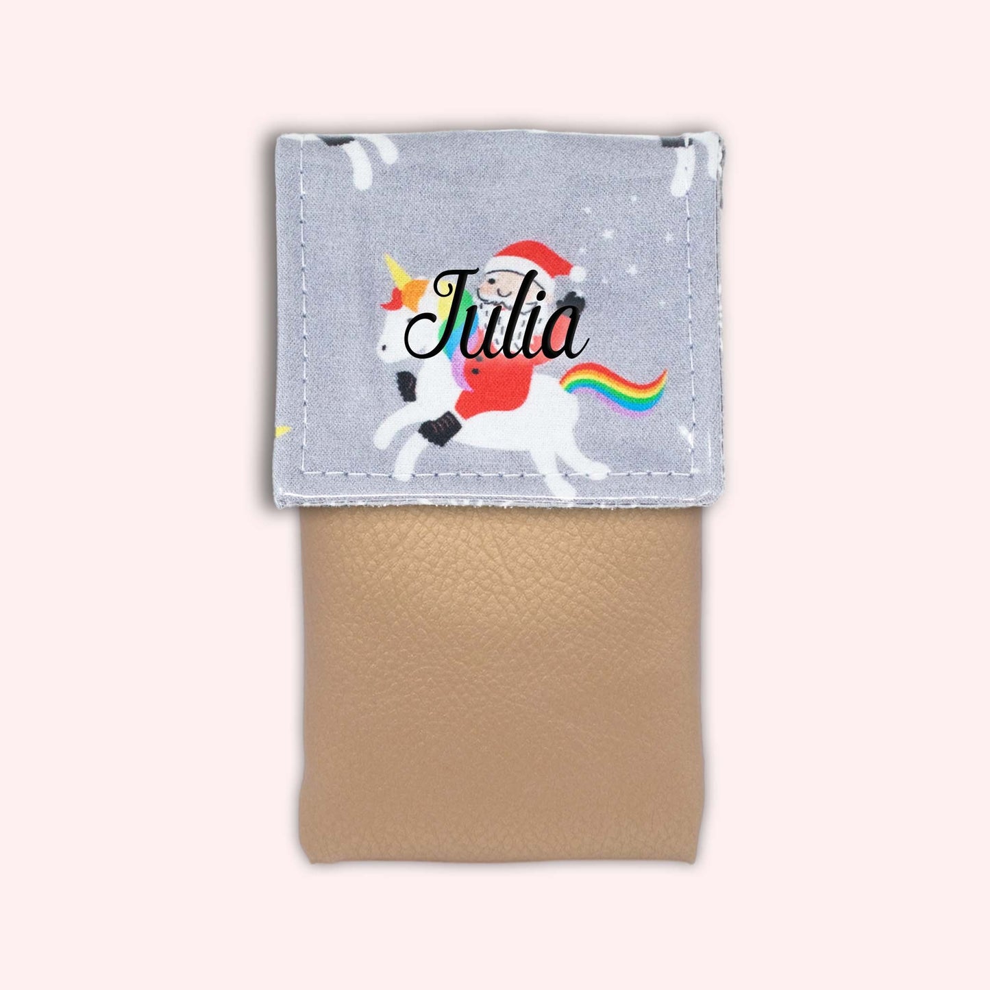 Unicorn Christmas Magnetic Pouch