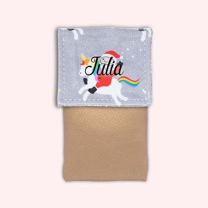 Unicorn Christmas Magnetic Pouch