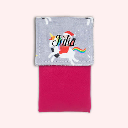 Unicorn Christmas Magnetic Pouch