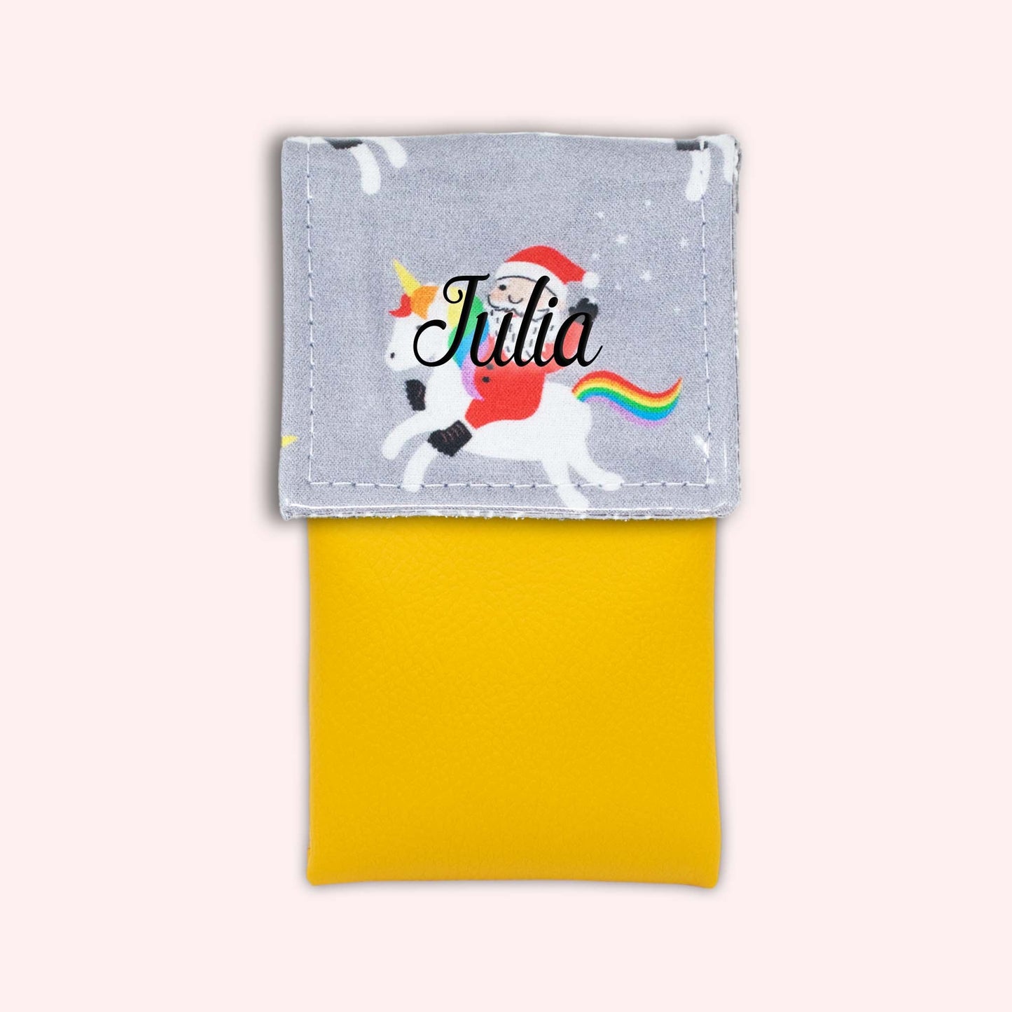 Unicorn Christmas Magnetic Pouch