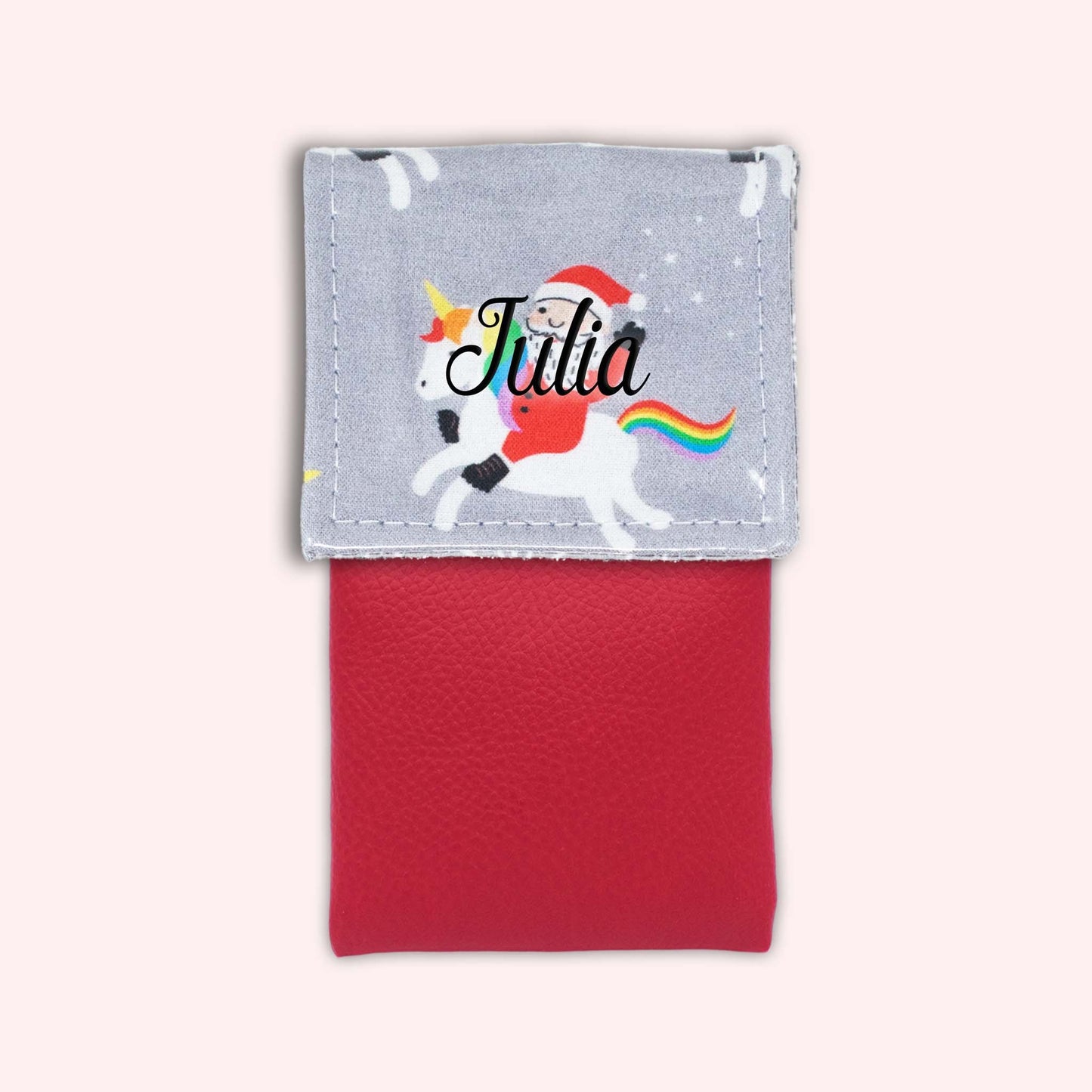 Unicorn Christmas Magnetic Pouch