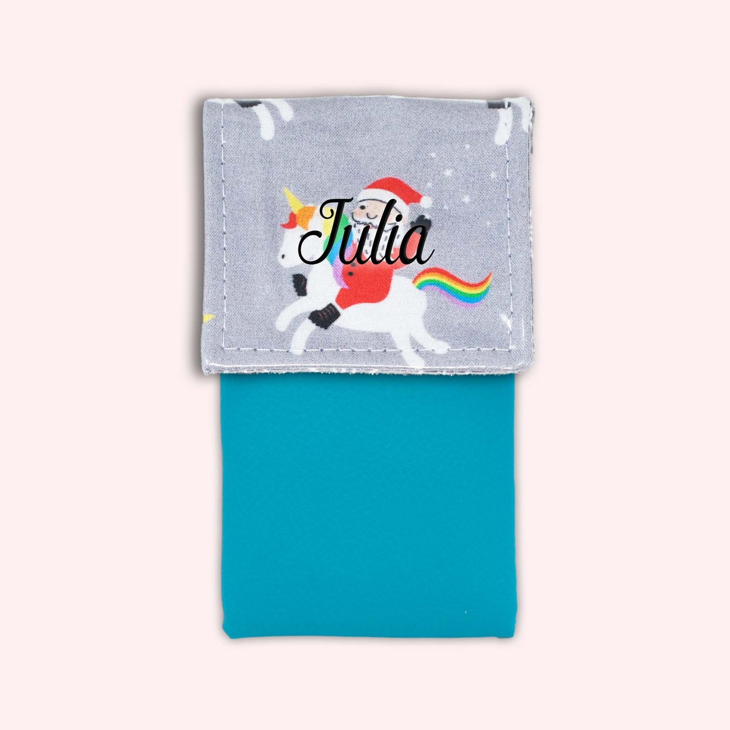 Unicorn Christmas Magnetic Pouch
