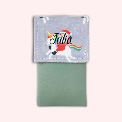 Unicorn Christmas Magnetic Pouch