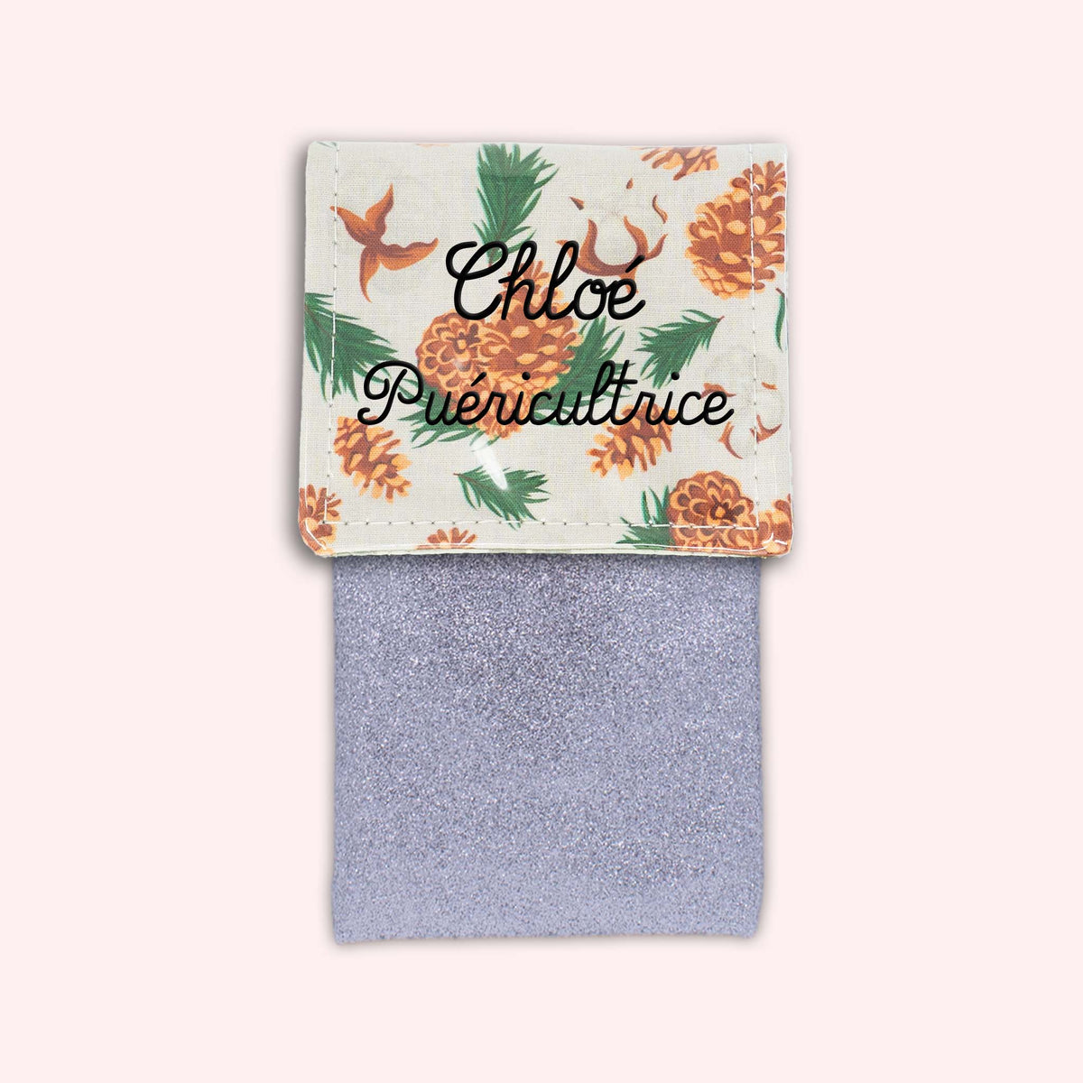 Pochette aimantée Pomme de pin