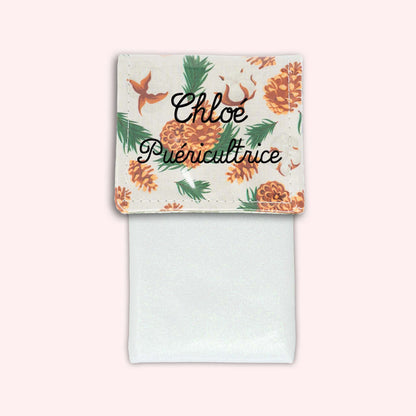 Pochette aimantée Pomme de pin