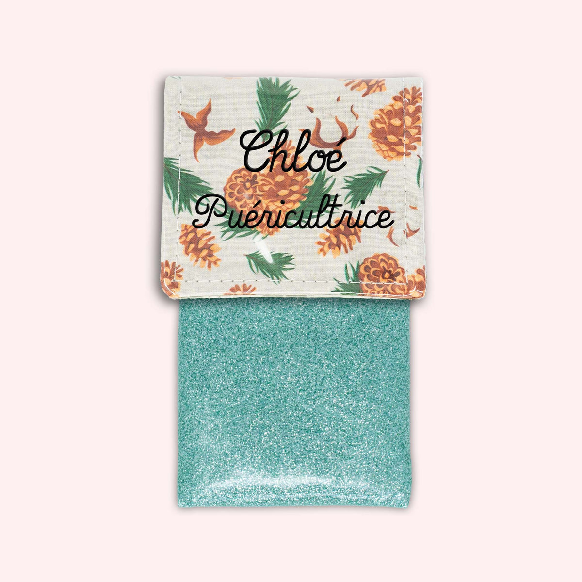 Pochette aimantée Pomme de pin