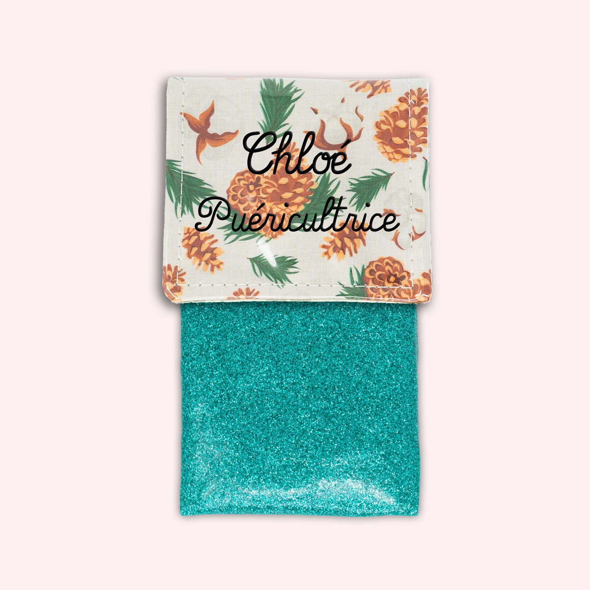 Pochette aimantée Pomme de pin