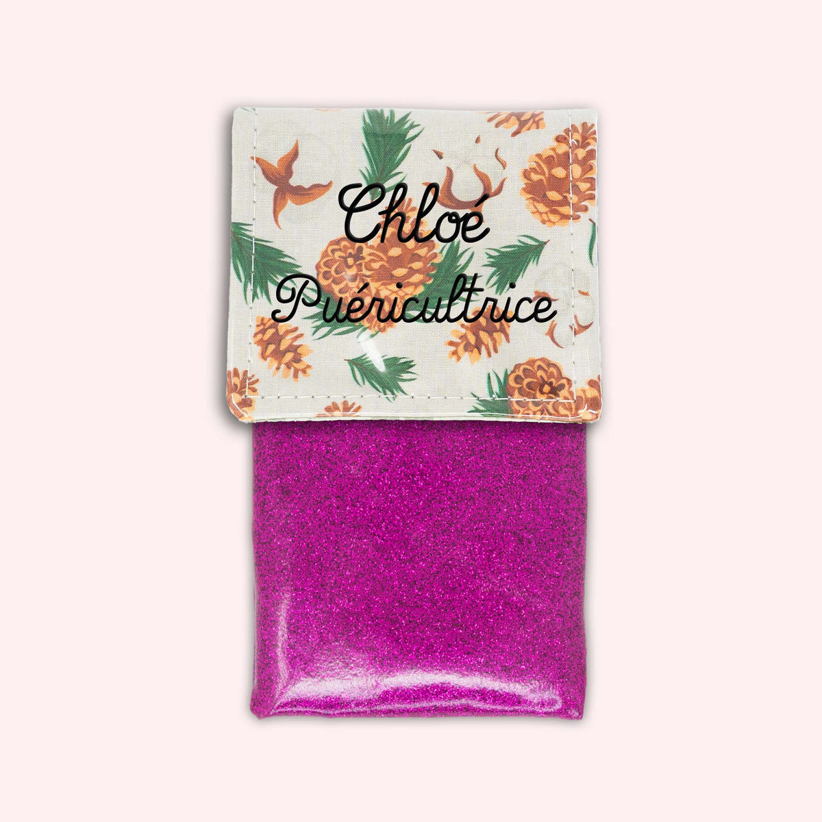Pochette aimantée Pomme de pin