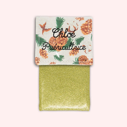 Pochette aimantée Pomme de pin