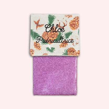 Pochette aimantée Pomme de pin