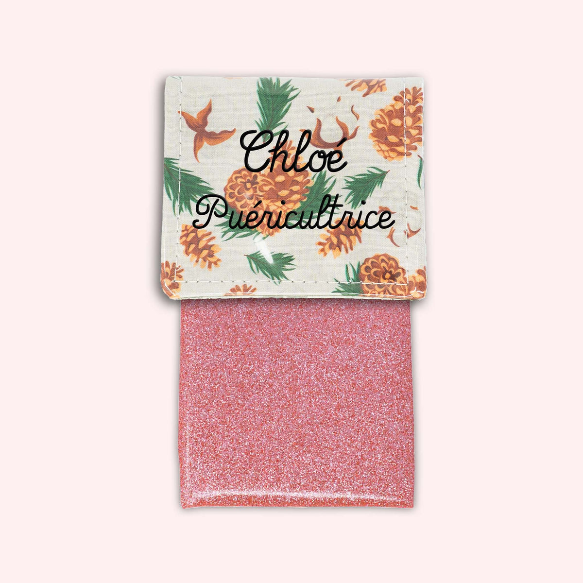 Pochette aimantée Pomme de pin