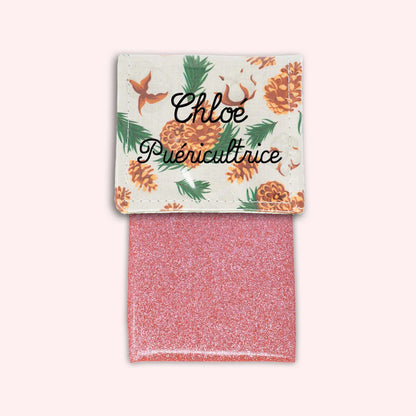 Pochette aimantée Pomme de pin
