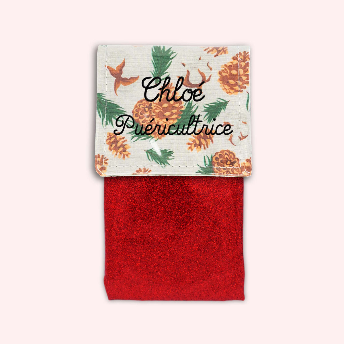 Pochette aimantée Pomme de pin