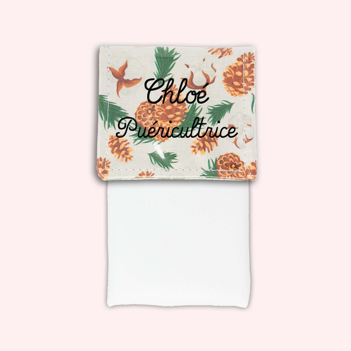 Pochette aimantée Pomme de pin