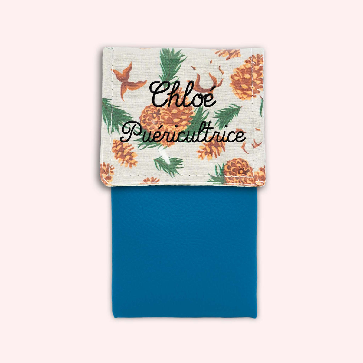 Pochette aimantée Pomme de pin