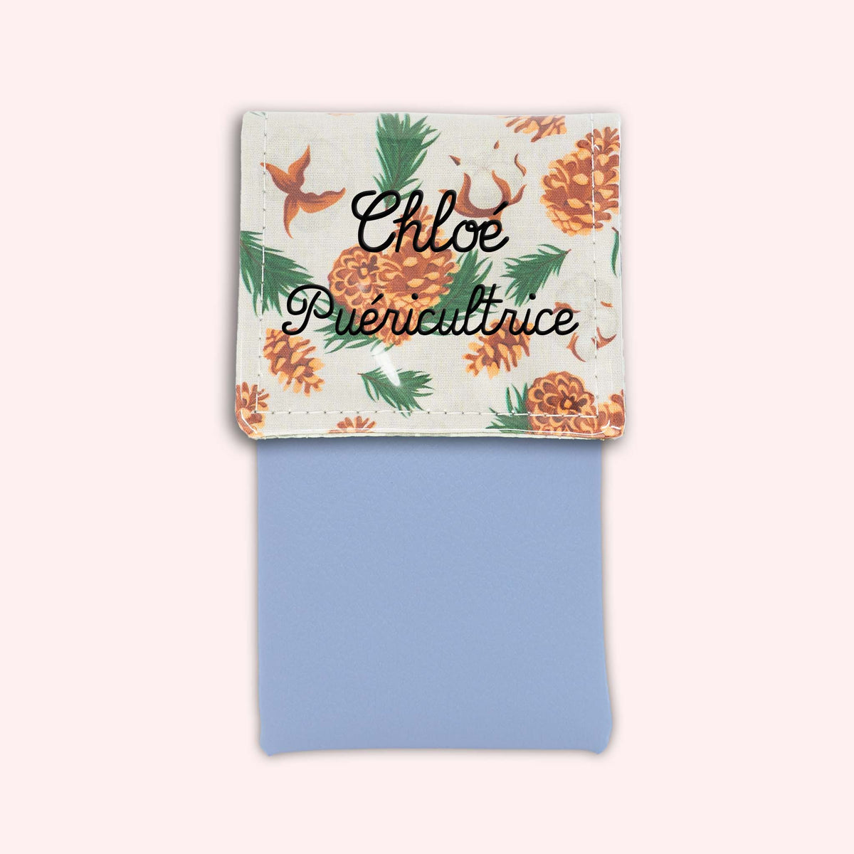 Pochette aimantée Pomme de pin