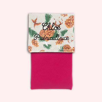 Pochette aimantée Pomme de pin