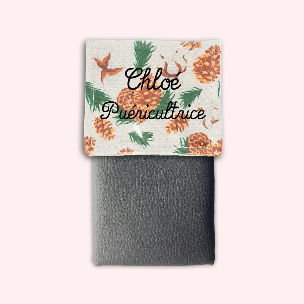 Pochette aimantée Pomme de pin