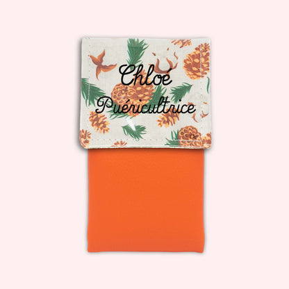Pochette aimantée Pomme de pin