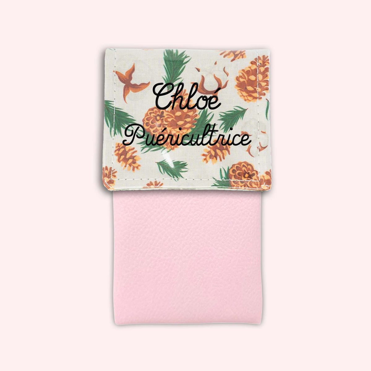 Pochette aimantée Pomme de pin