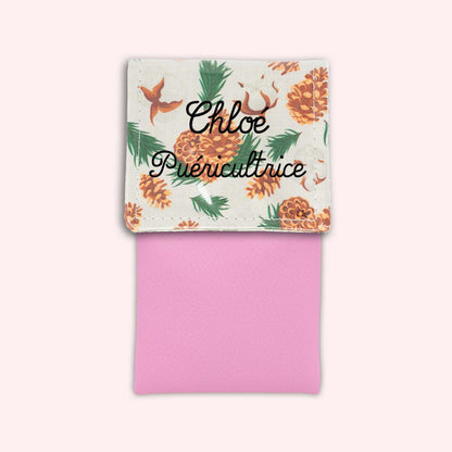 Pochette aimantée Pomme de pin