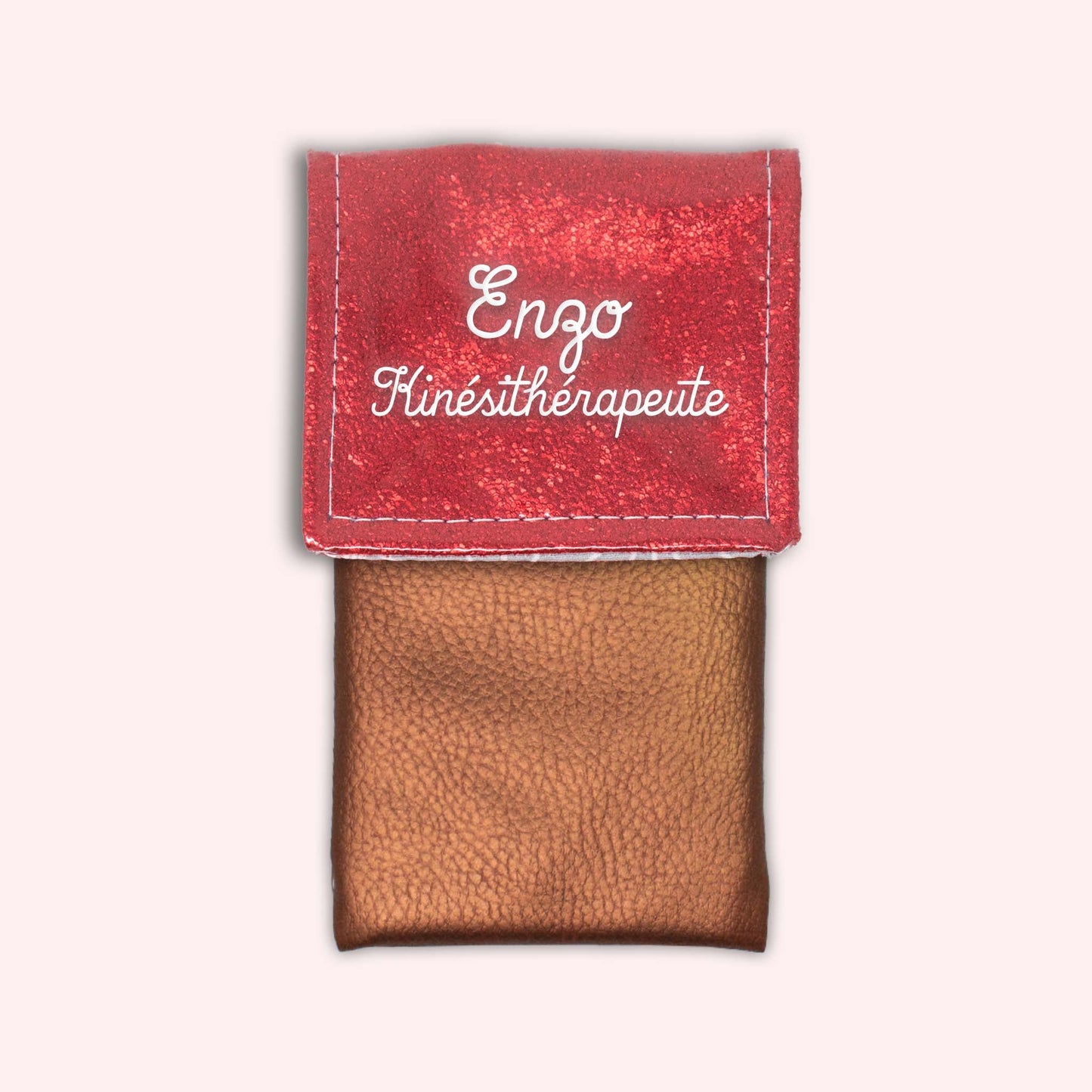 Pochette aimantée Rouge éclat