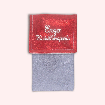 Pochette aimantée Rouge éclat