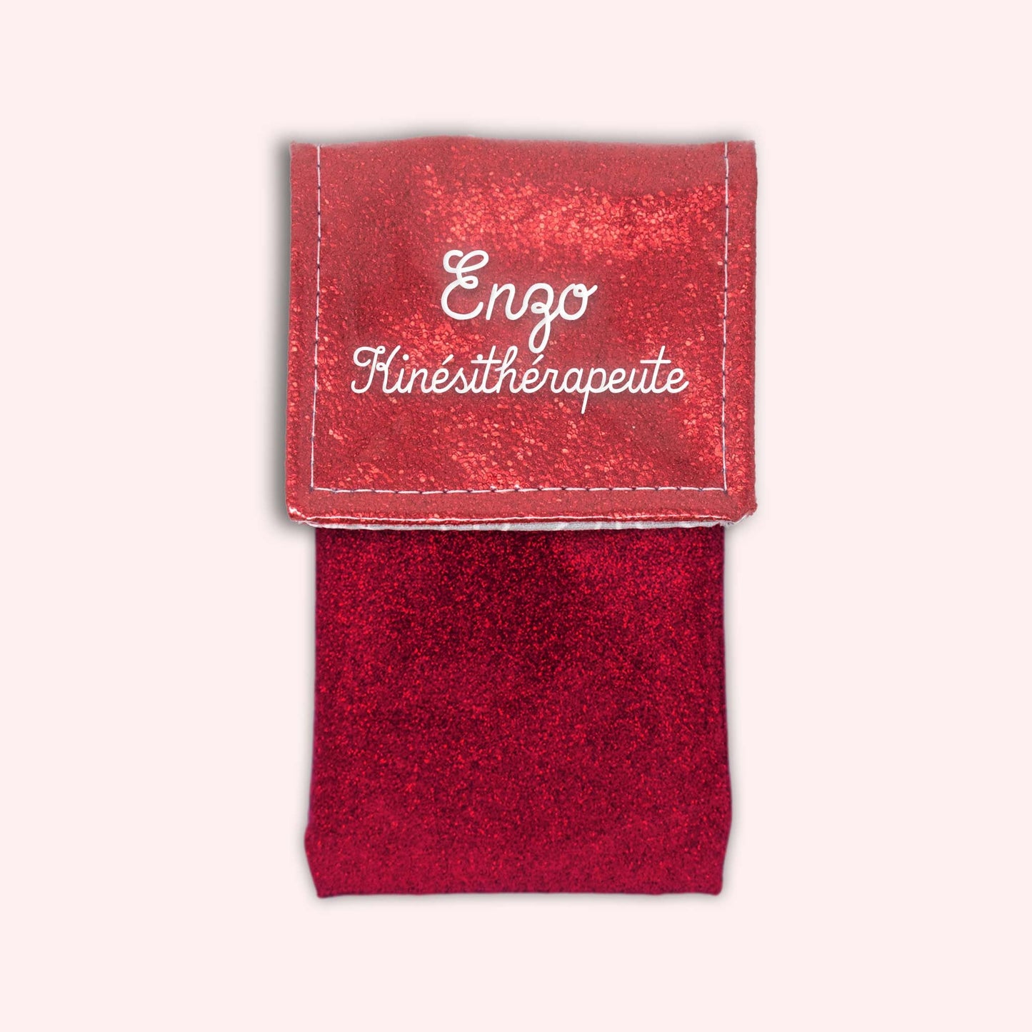 Pochette aimantée Rouge éclat