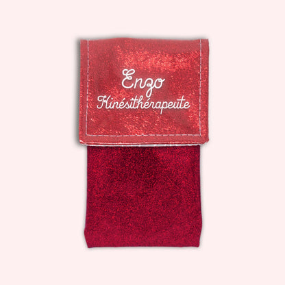 Pochette aimantée Rouge éclat