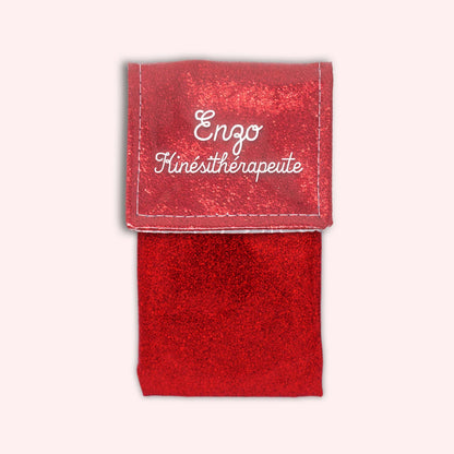 Pochette aimantée Rouge éclat