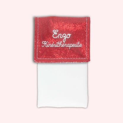 Pochette aimantée Rouge éclat
