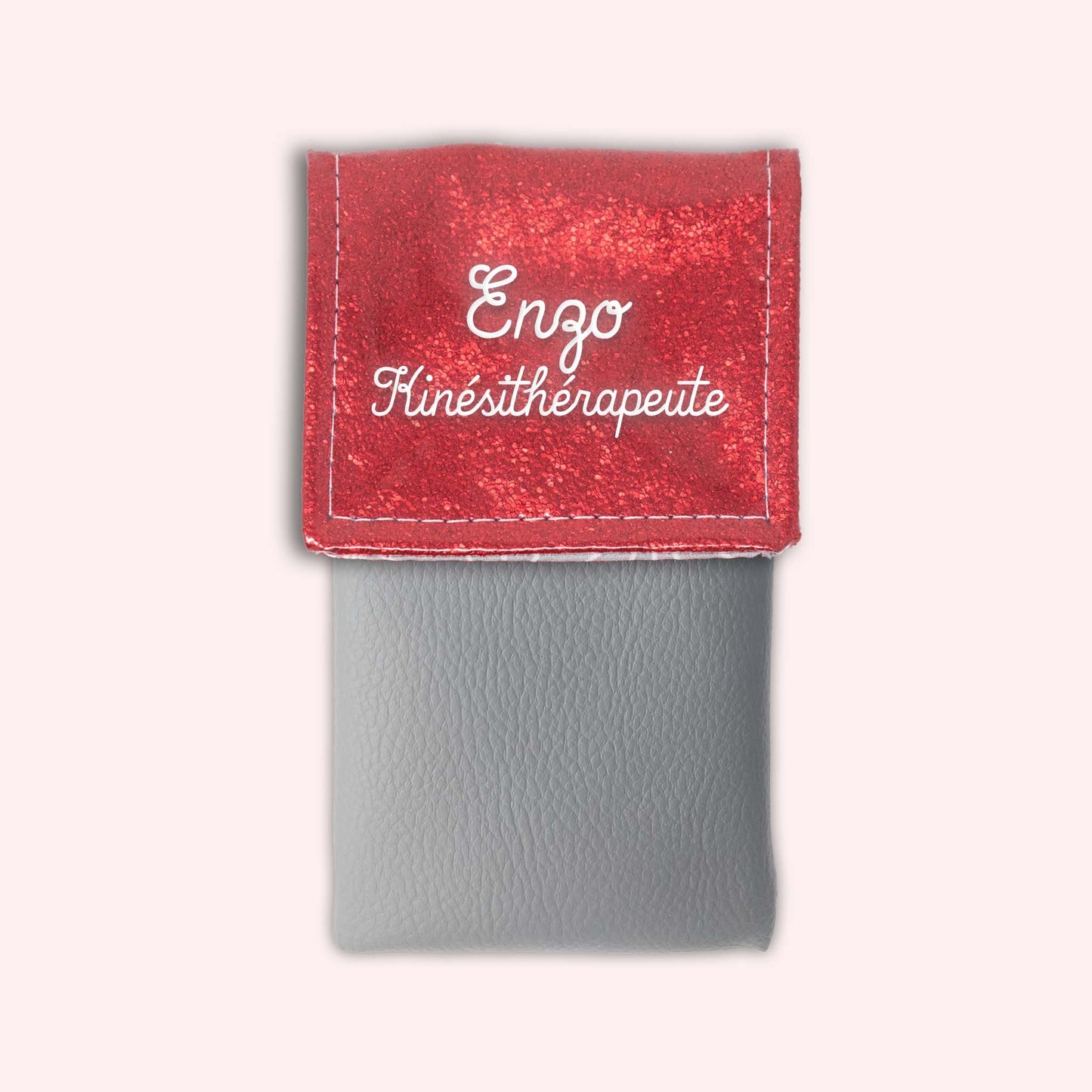 Pochette aimantée Rouge éclat