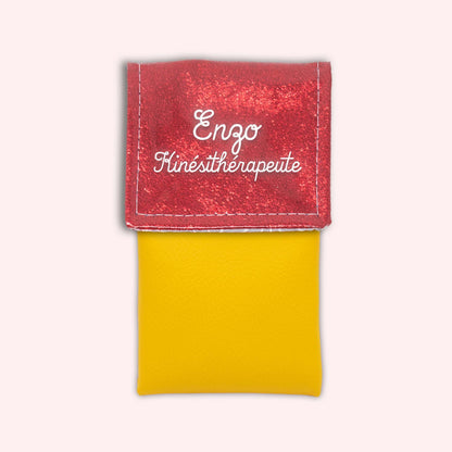 Pochette aimantée Rouge éclat
