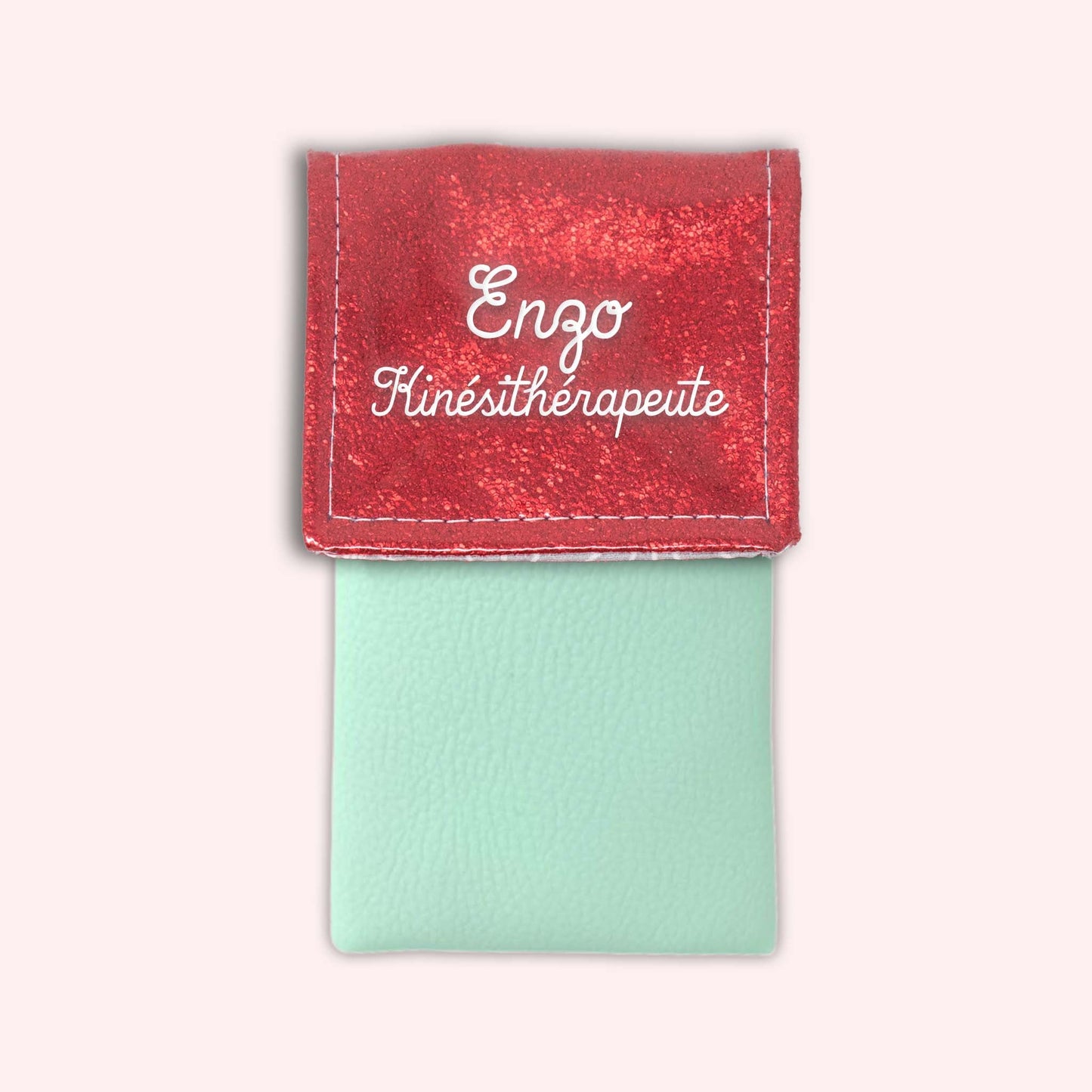 Pochette aimantée Rouge éclat