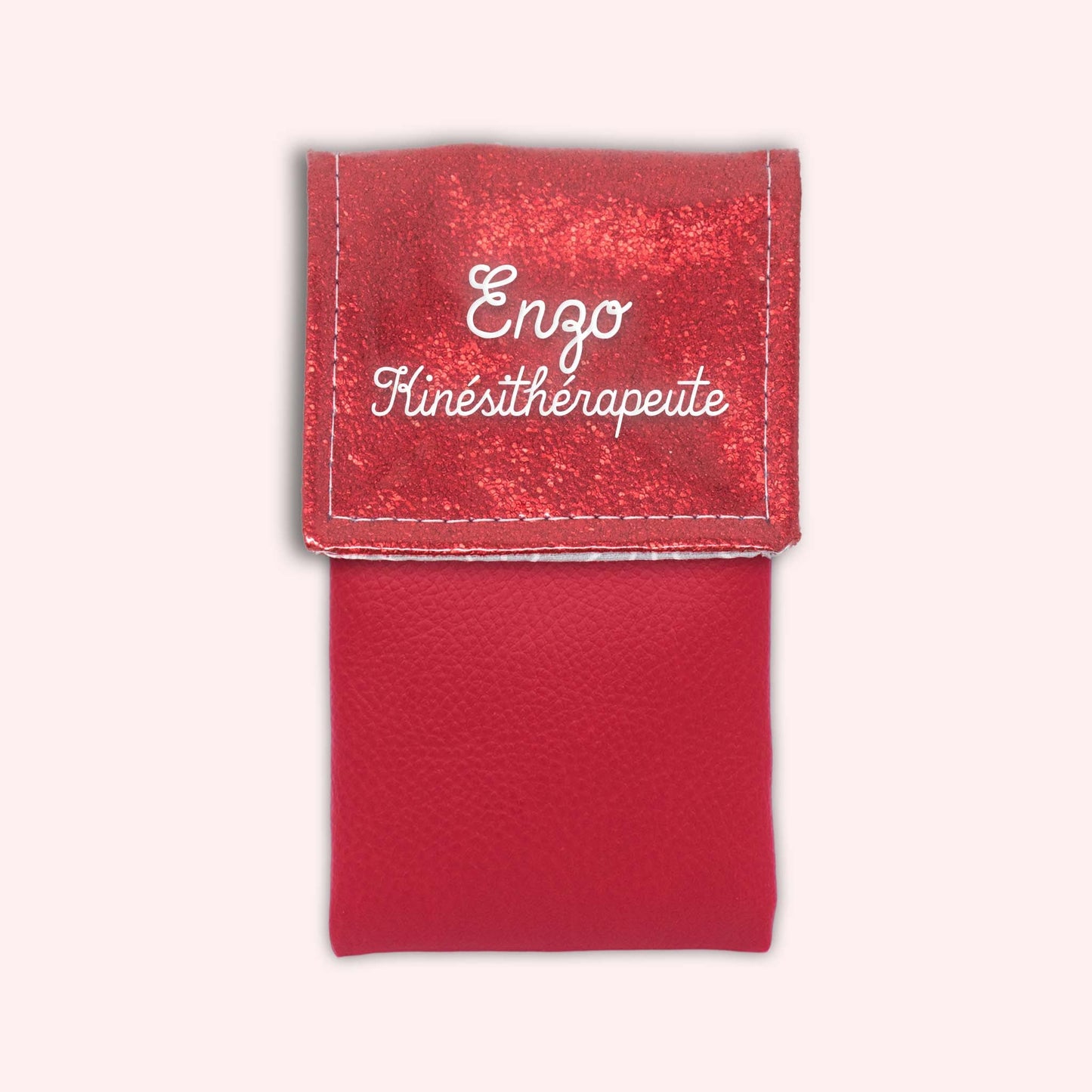 Pochette aimantée Rouge éclat